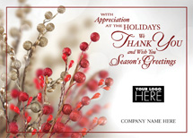 Tidings of Appreciation Holiday Logo Cards