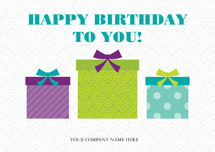 Boxes of Joy Birthday Cards