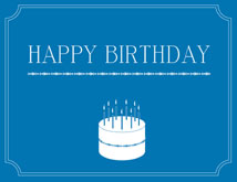 Cake! Happy Birthday Cards